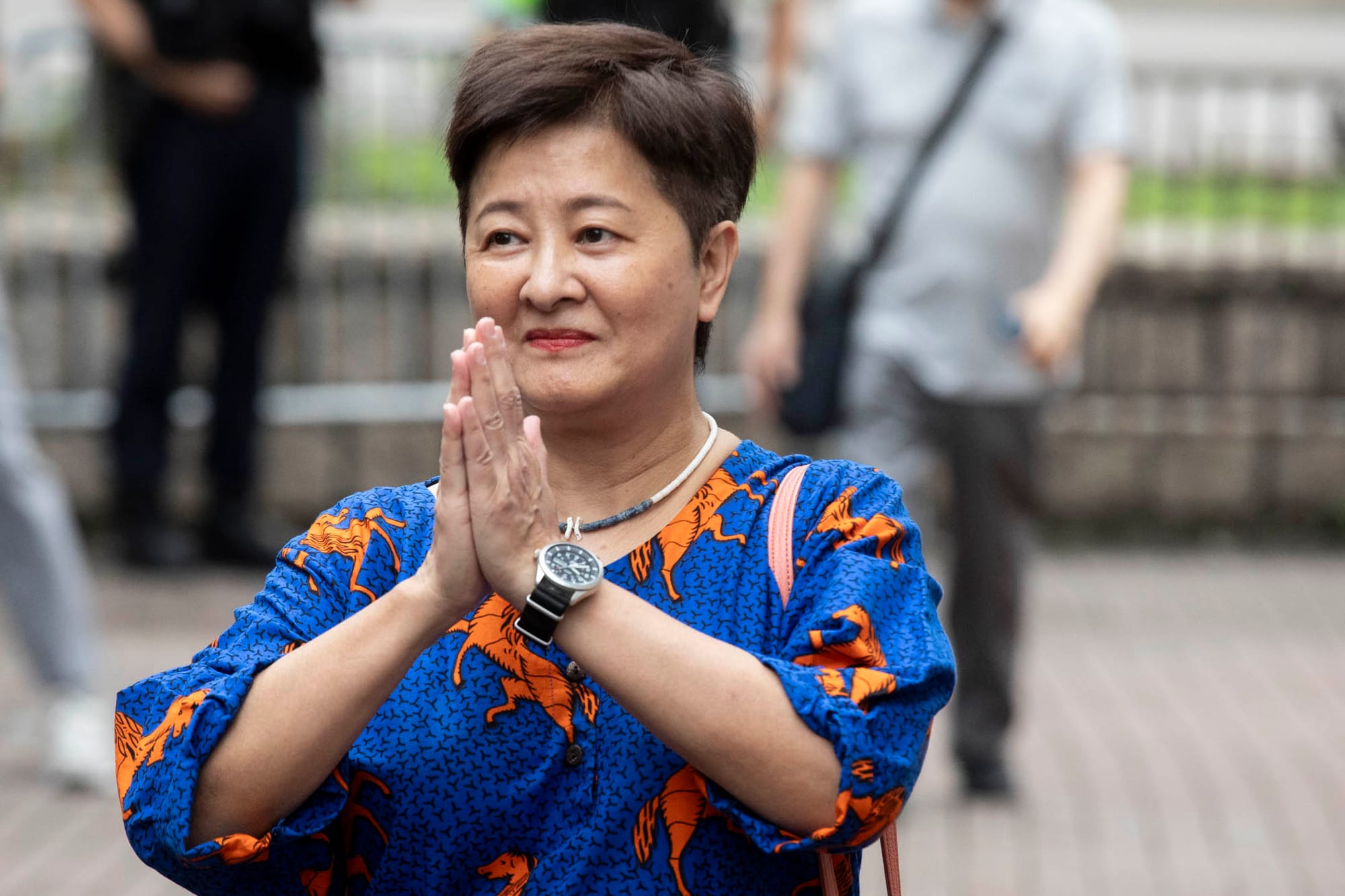 2024年5月30日，香港民主派47人初選案首日裁決，黃碧雲被判串謀顛覆國家政權罪成。攝：林振東/端傳媒