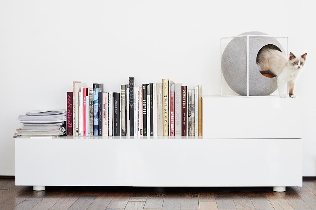 巴黎 Meyou 出品的圓球貓窩 The Cube。圖片由作者提供