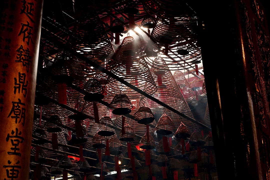 上環文武廟。攝：Mark Kolbe/Getty 