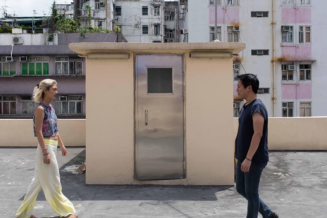 藝術家李傑與策展人黃子欣在深水埗鴨寮街成立的咩事藝術空間 (Things that can happen) 攝:Lit Ma/端傳媒