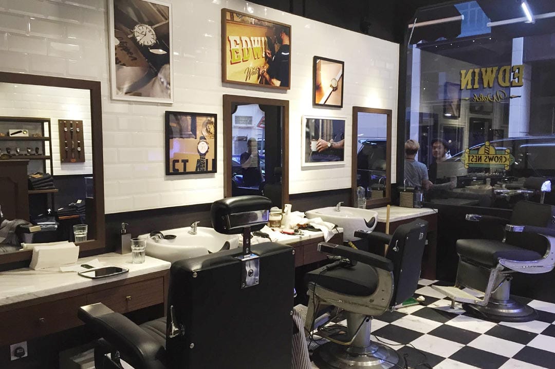 圖片由 Edwin Watch X Crows Nest Barber 提供