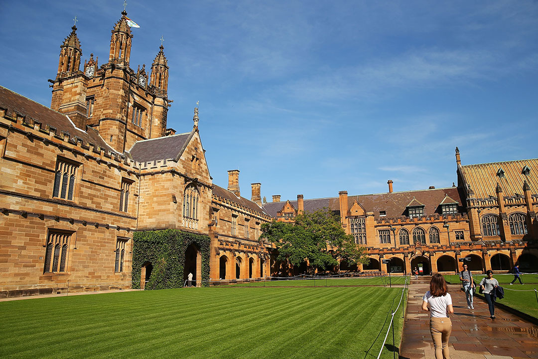 澳洲悉尼大學校園。攝:Brendon Thorne/GETTY