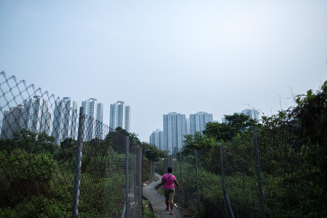 馬屎埔村附近的居民。