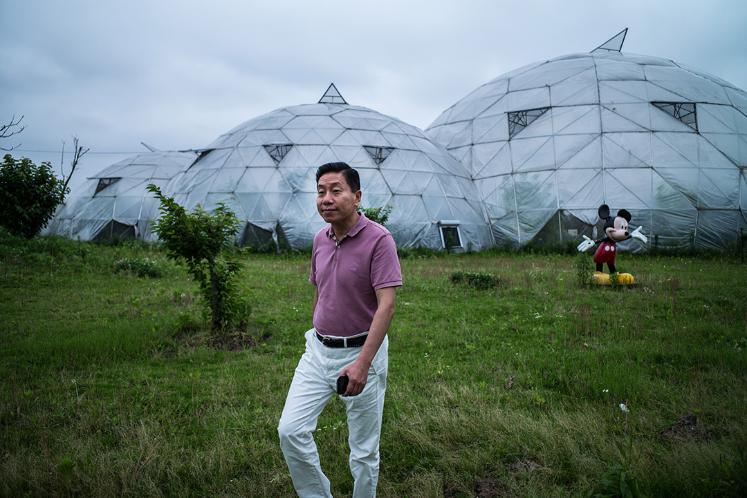 川沙迪洋欢乐农场合伙人唐建中。