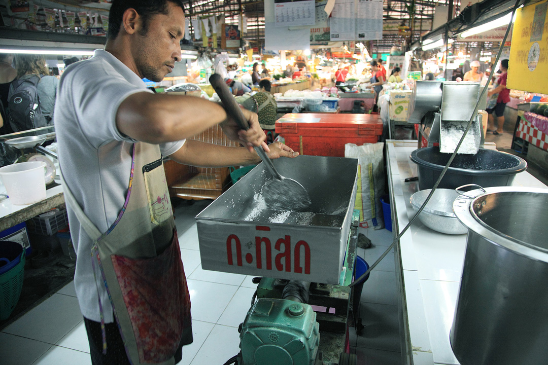 Ruam Chok Market明亮干净，和清迈其他传统市场不大相同。 