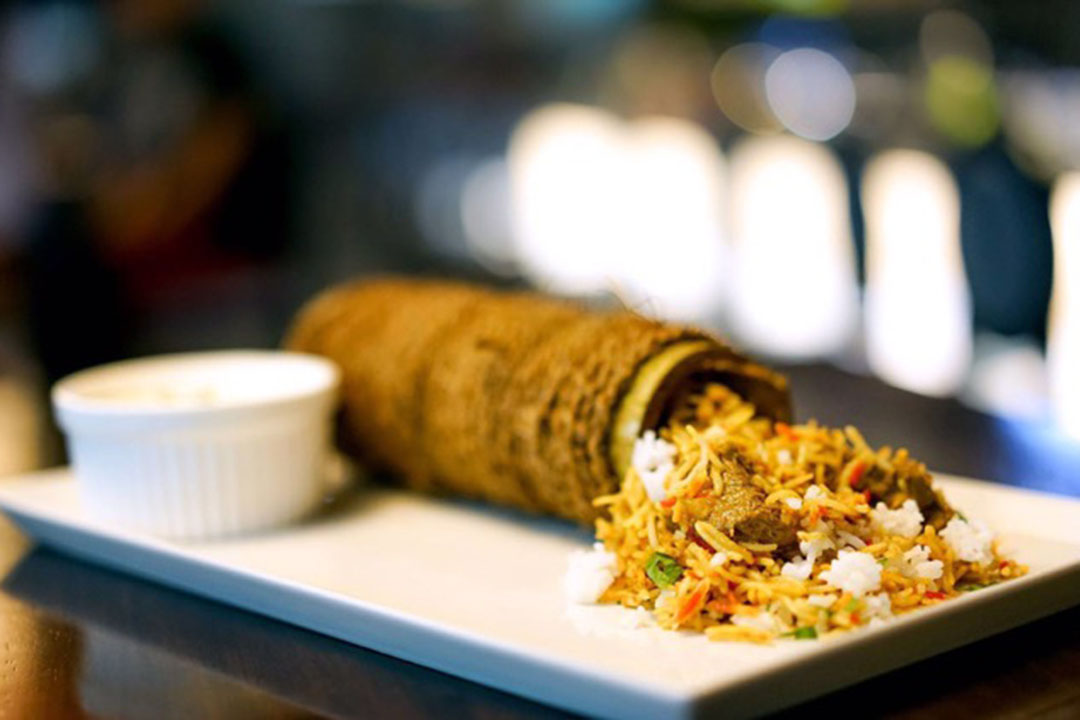 竹筒印度香飯(Bamboo Biryani )。