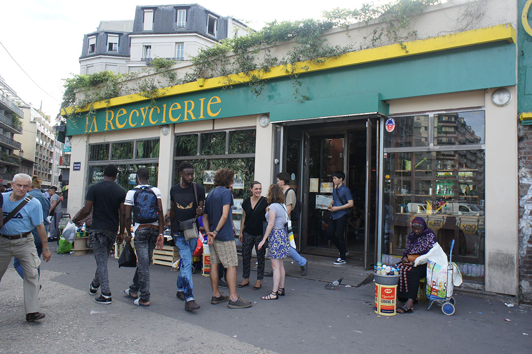 La REcyclerie 门口。