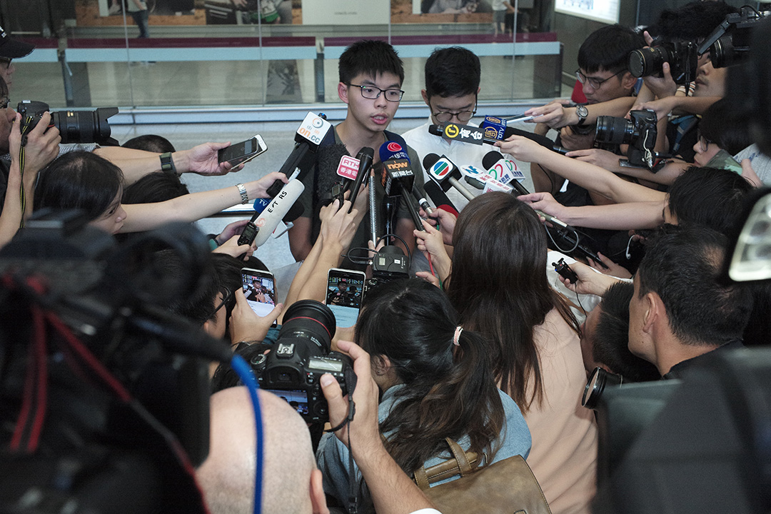 香港眾志秘書長黃之峰。