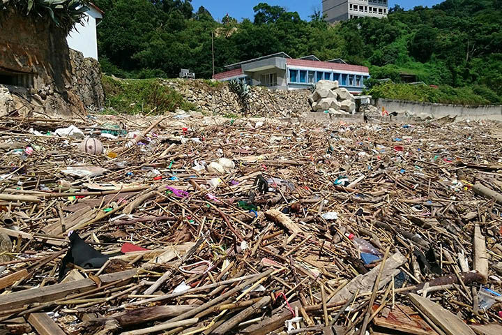 芙蓉澳淨灘活動。