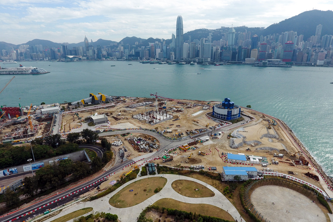 位於香港西九龍填海區臨海地段的西九文化區，將為香港故宮文化博物館所在地。