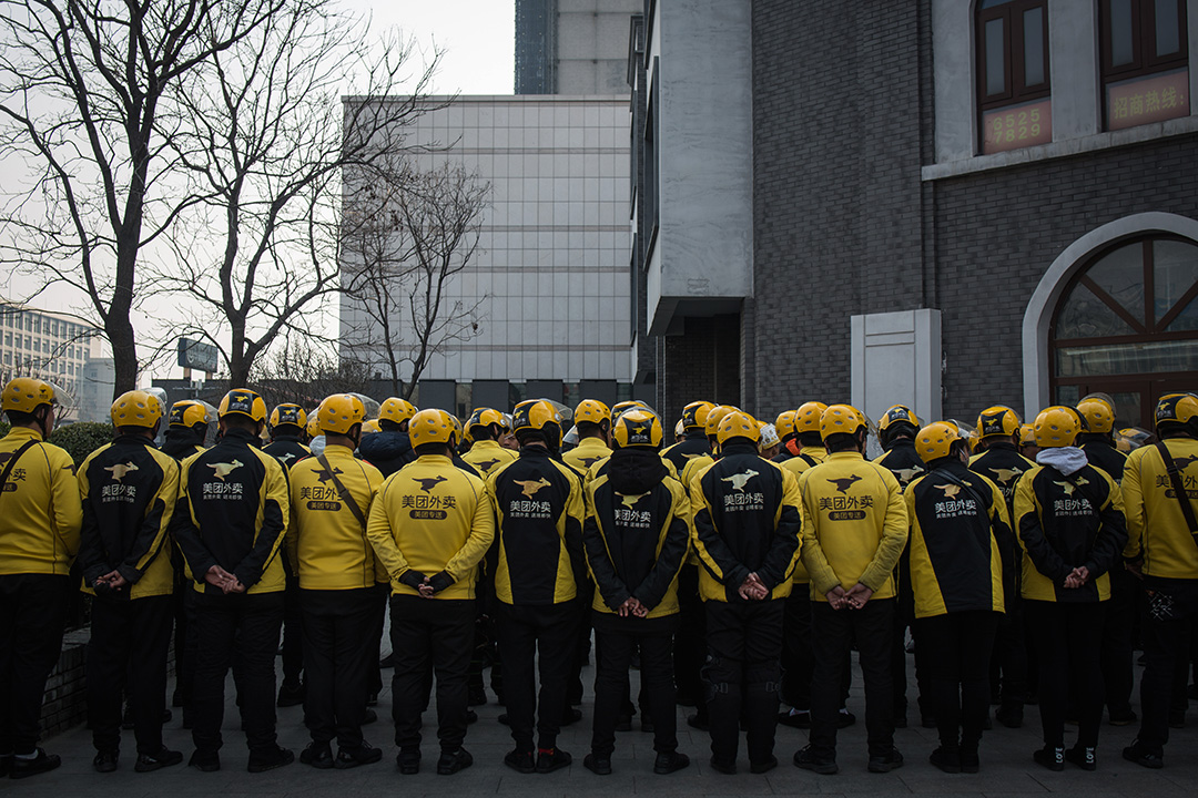 网络叫餐平台在中国日渐流行。