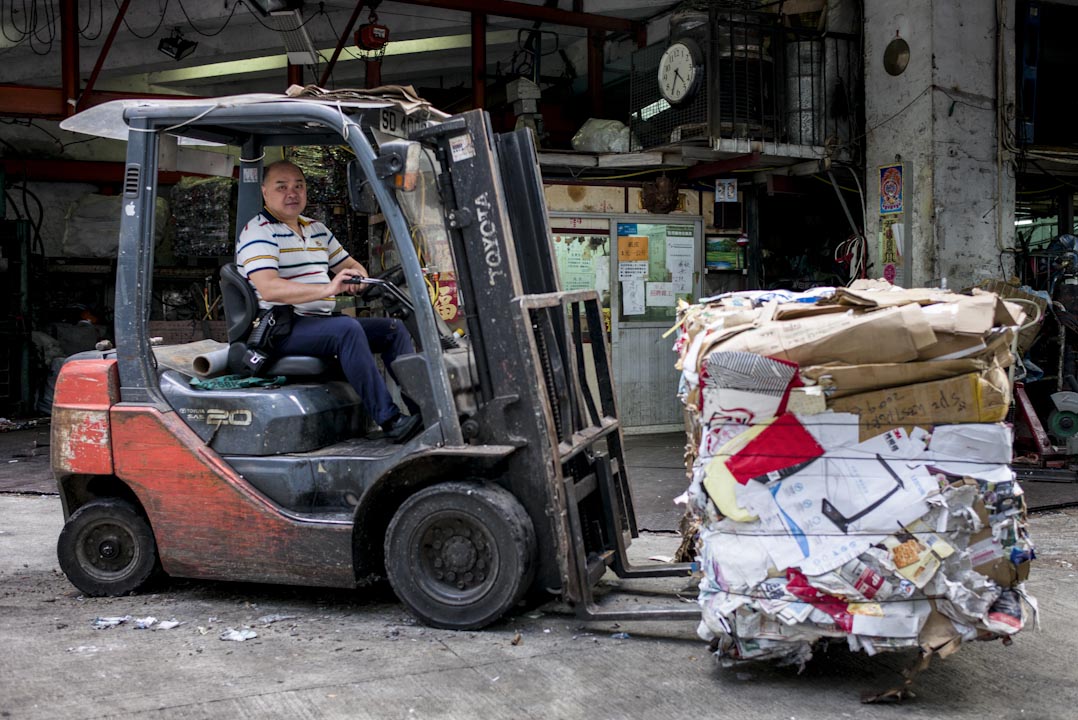 香港環保回收業總商會主席羅耀荃。