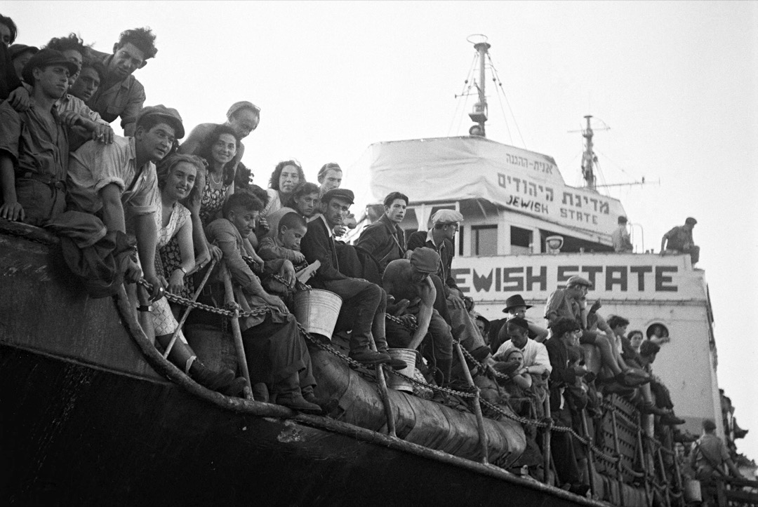 1947年，英國當局驅逐猶太移民。 