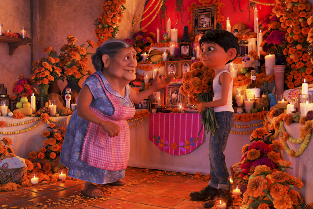 《Coco》（港译：《玩转极乐园》）电影剧照。