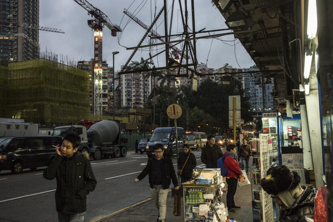 重建進行中的觀塘裕民坊。