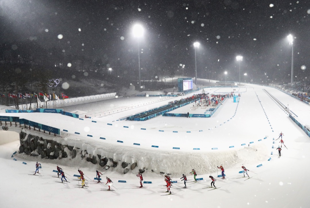 2018年2月22日，女子4x6公里接力赛。