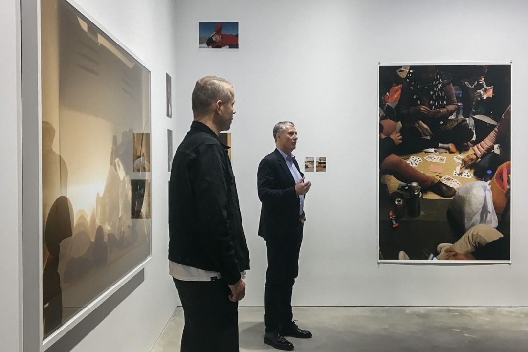 David Zwirner 和展出藝術家Wolfgang Tillmans，於新落成的H Queen’s展出。