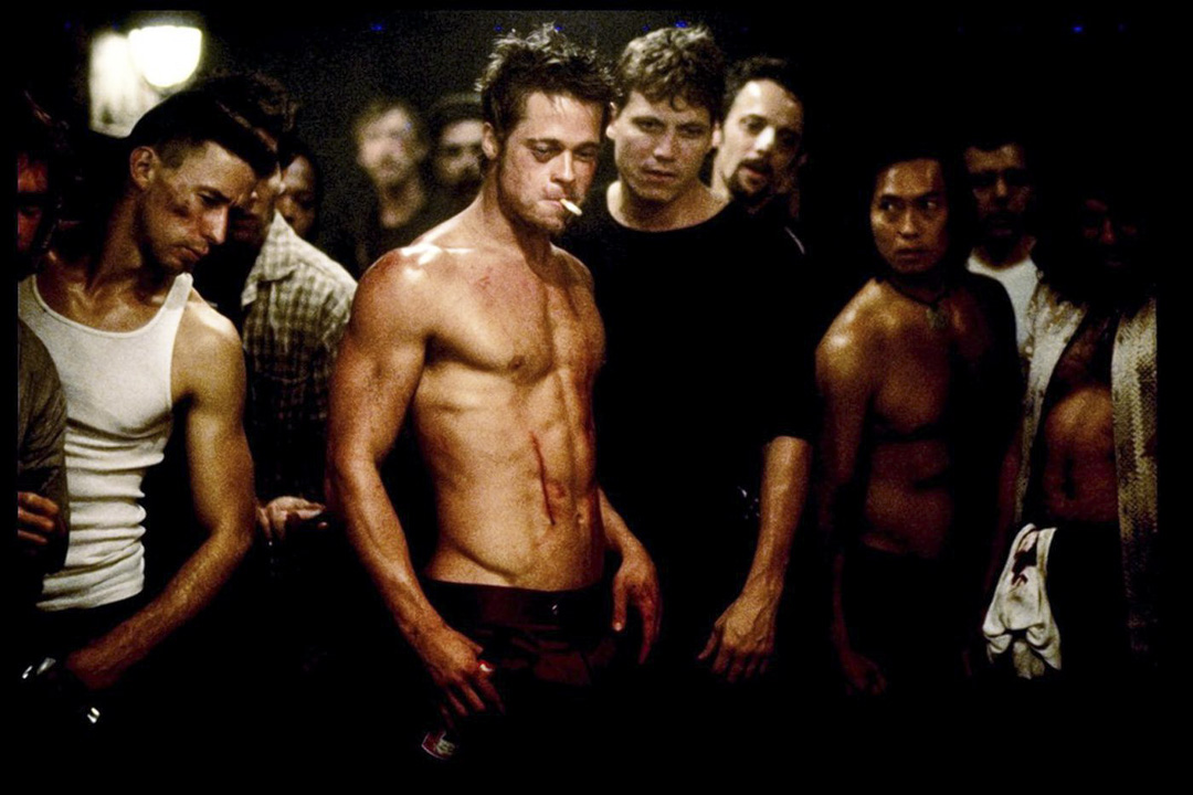 《Fight Club》电影剧照。