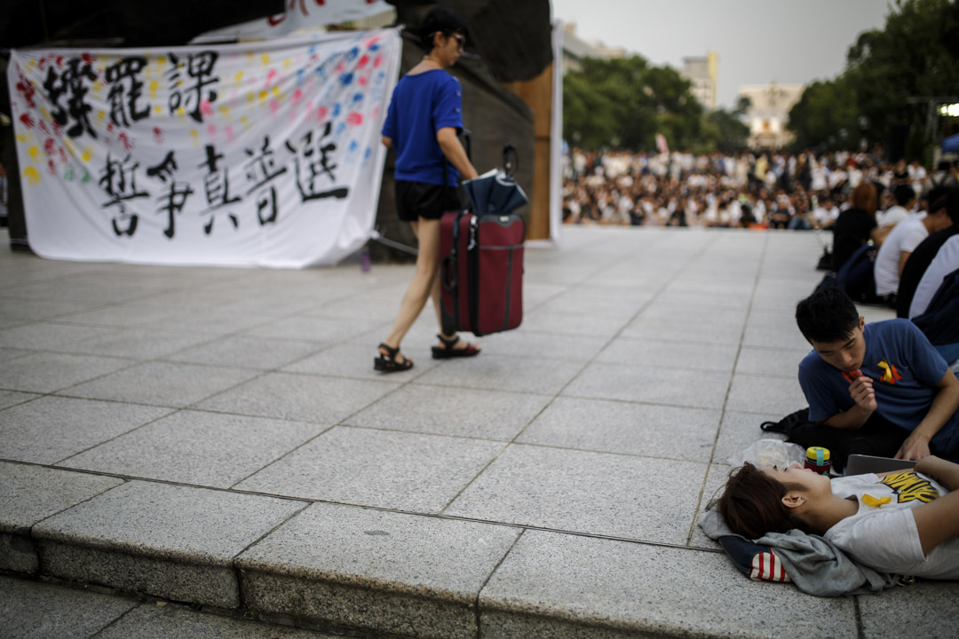 2014年9月22日，中大百万大道有13,000人出席大专罢课启动集会，被视为是香港史上最大规模的大专学生罢课。