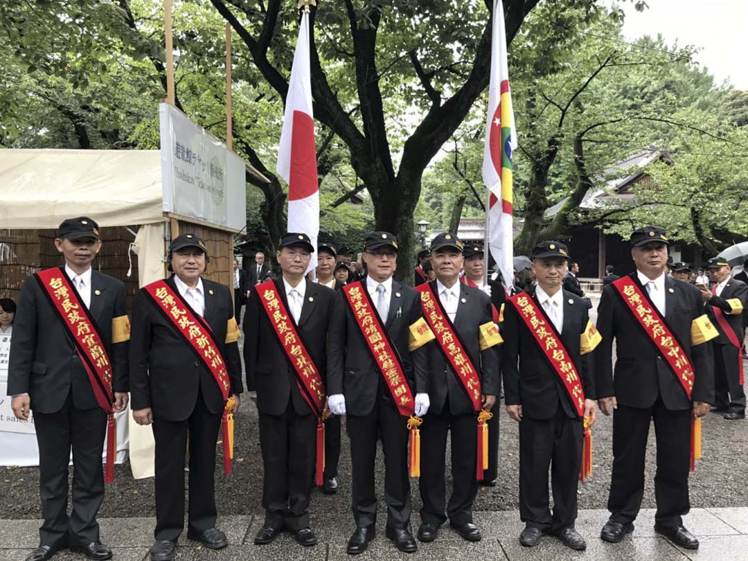 台灣民政府網頁有他們到靖國神社慰靈祭的圖片。