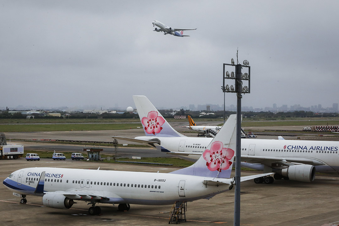 2019年2月8日，中華航空的客機。