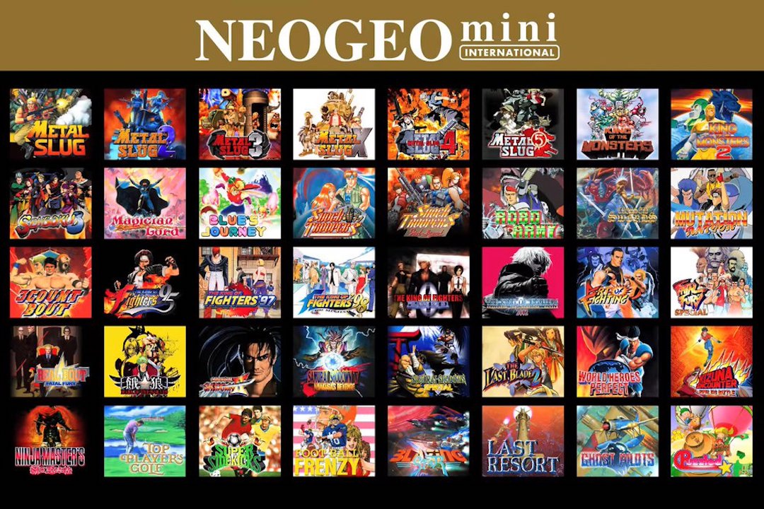 neogeo mini的遊戲