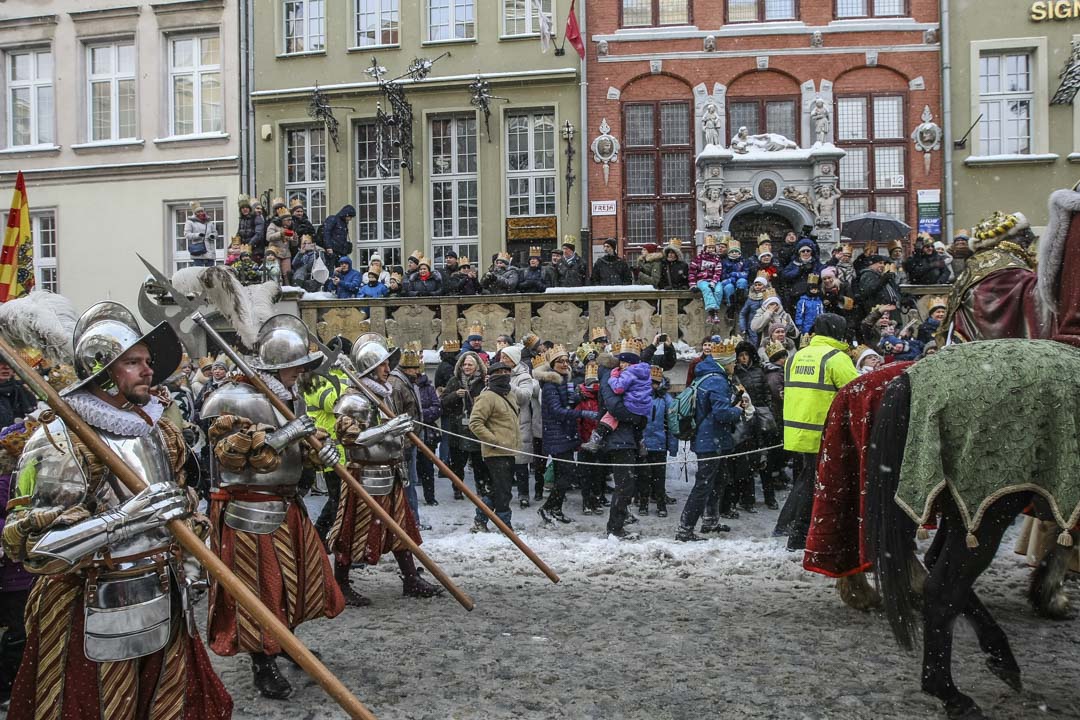 2017年1月6日，波兰格但斯克（Gdansk）旧城举行三王节游行。