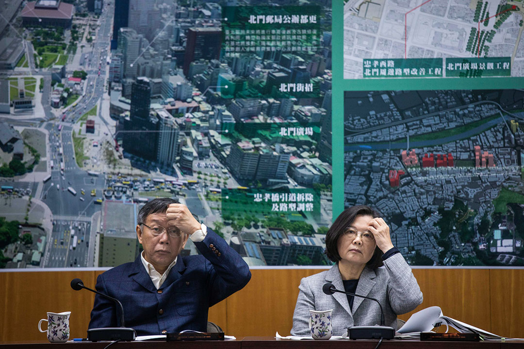 2018年12月13日，台北市长柯文哲与总统蔡英文会面，听取林钦荣等人说明“西区门户计划”相关成果。