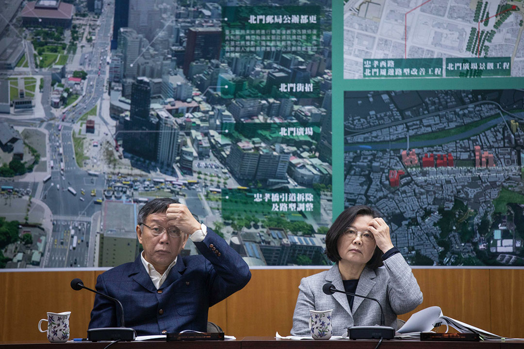 2018年12月13日，台北市长柯文哲与总统蔡英文会面，听取林钦荣等人说明“西区门户计划”相关成果。