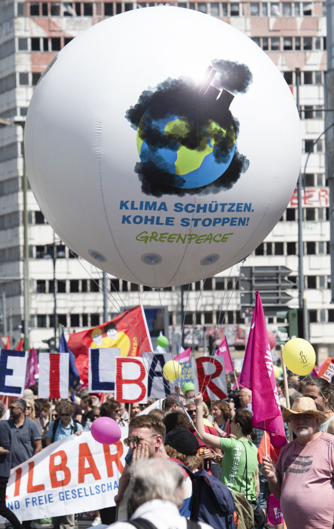 2019年5月19日，德国柏林举行“全民欧洲 - 反对民族主义”活动。