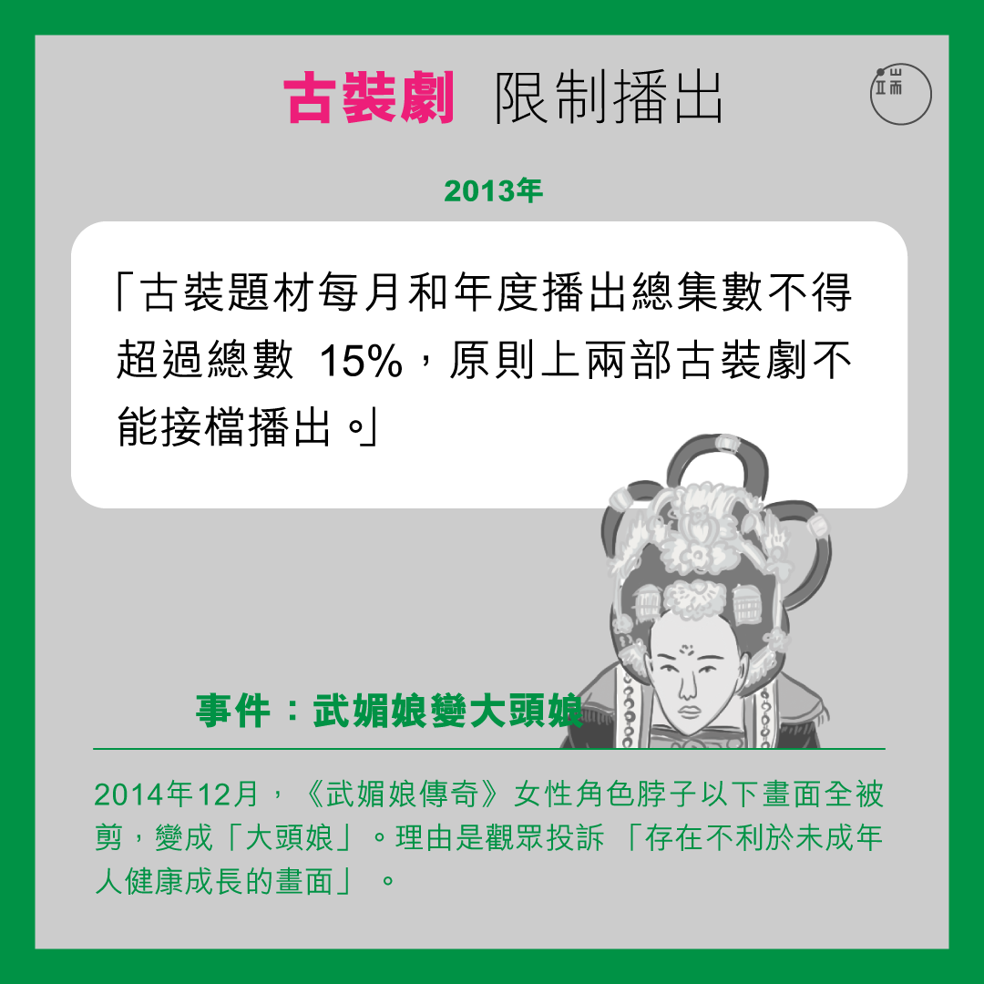 那些年的電視劇禁令