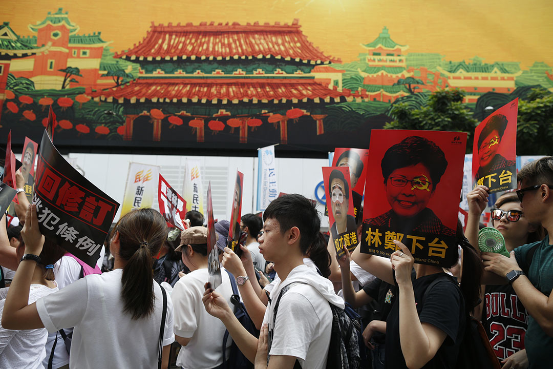 2019年6月9日，民間人權陣線發起「反送中」遊行。