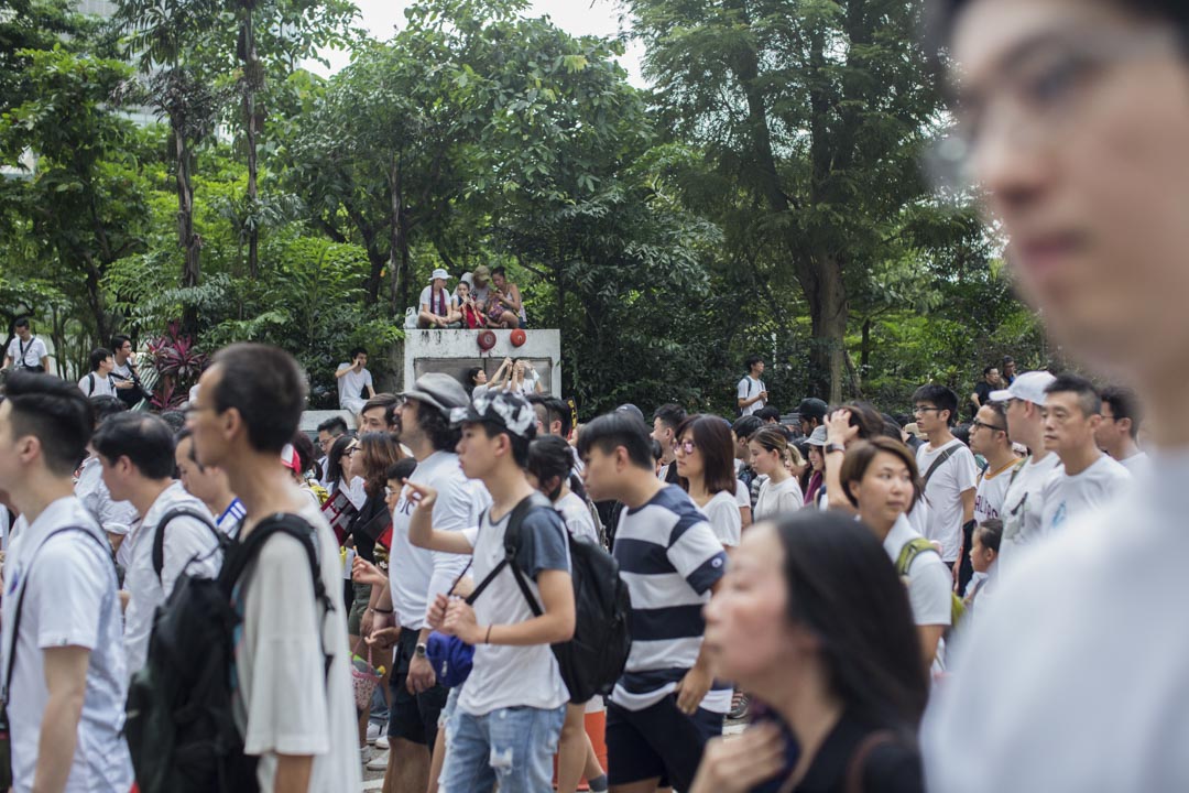 2019年6月9日，民阵发起反对《逃犯条例》修订的“反送中”大游行。