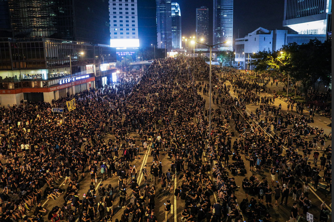 2019年6月16日，香港民阵发起第四次反对《逃犯条例》修订大游行 。