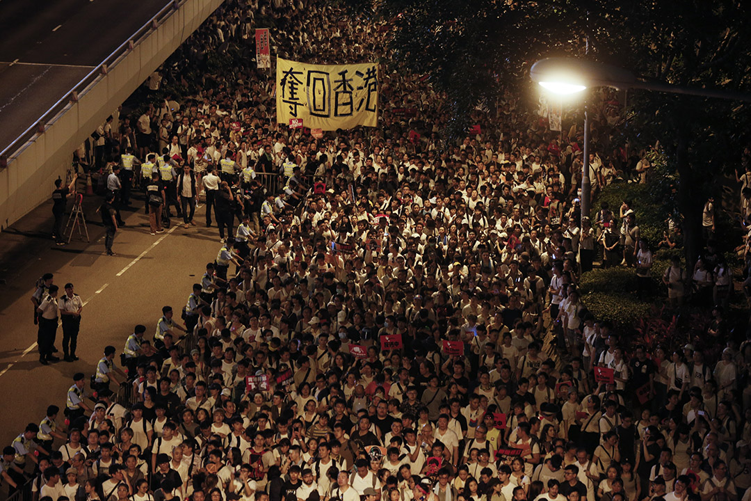 2019年6月9日，民间人权阵线发起“反送中”游行。