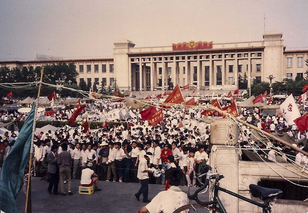 1989年，北京天安门广场。