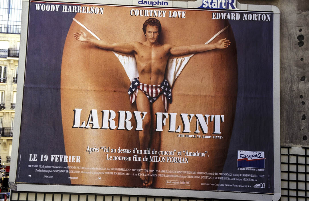 《The People vs. Larry Flynt》电影海报。