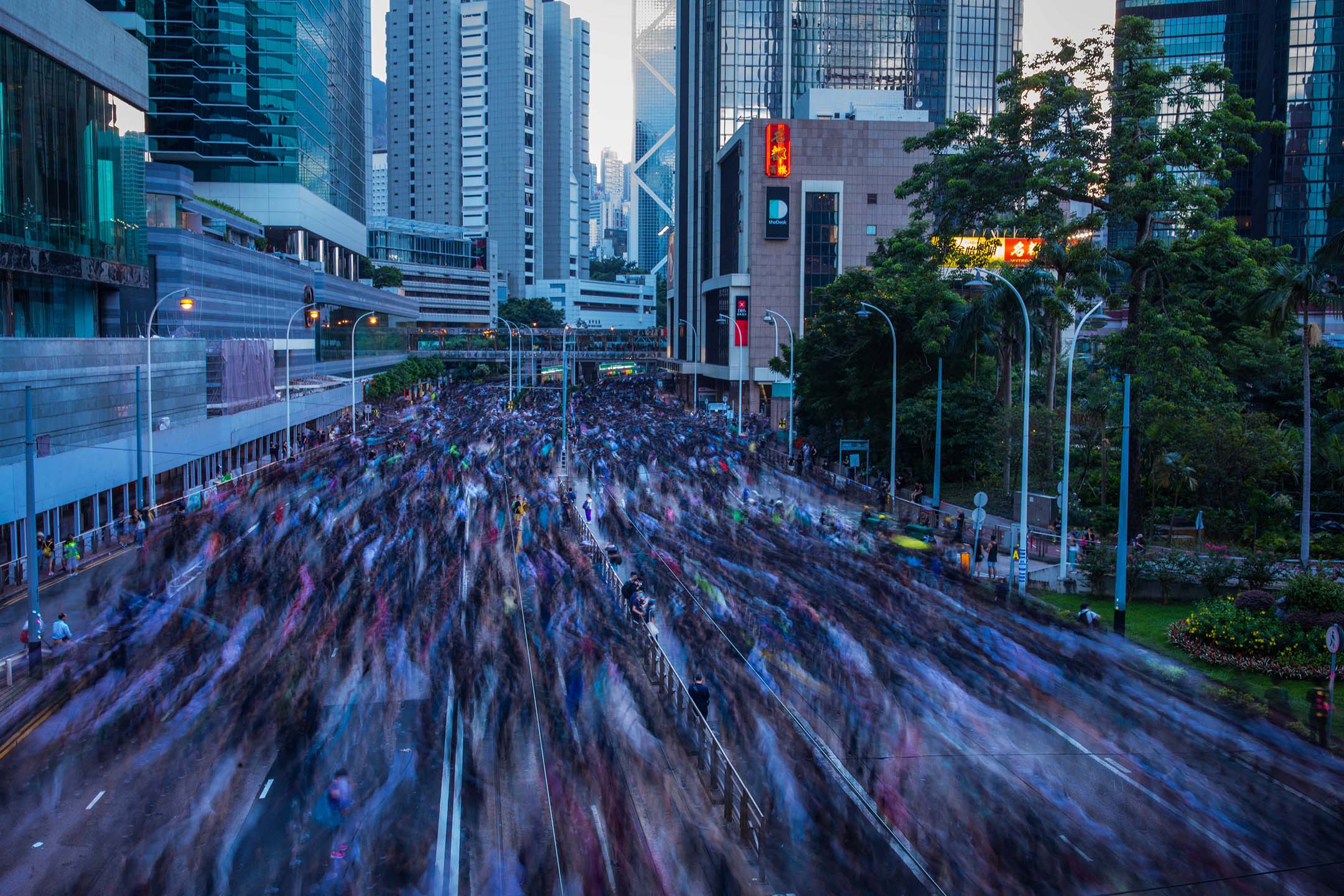 2019年7月21日，香港民間人權陣線再度發起反修例遊行。