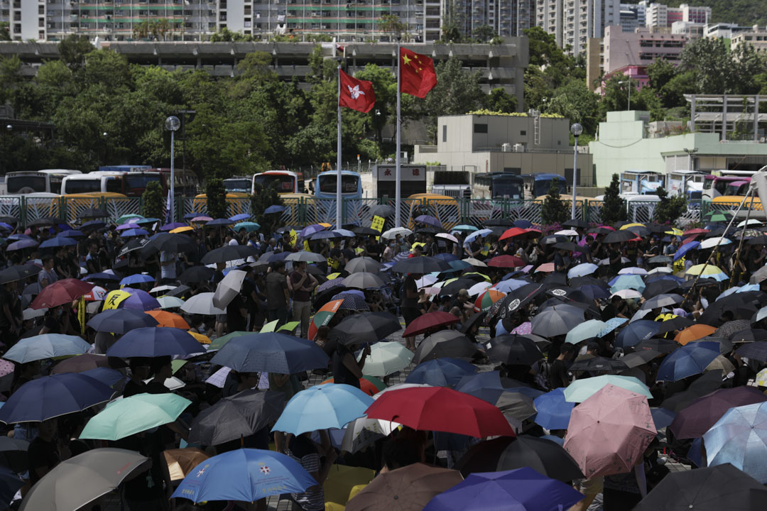 2019年8月5日，黃大仙罷工集會。