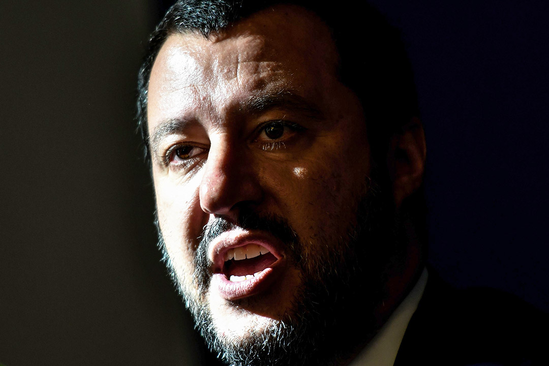 意副總理兼內政部長、聯盟黨黨首薩爾維尼（Matteo Salvini）。