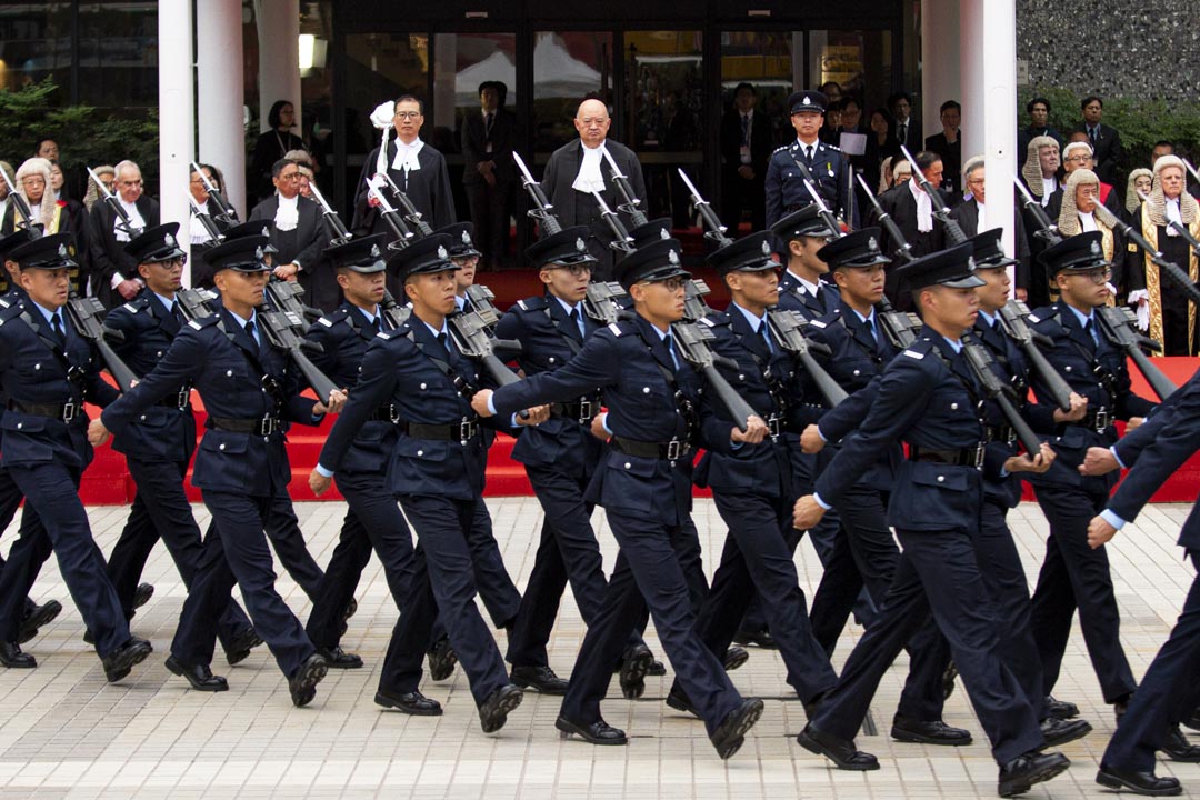 2019年1月14日，终审法院首席法官马道立出席法律年开幕礼。