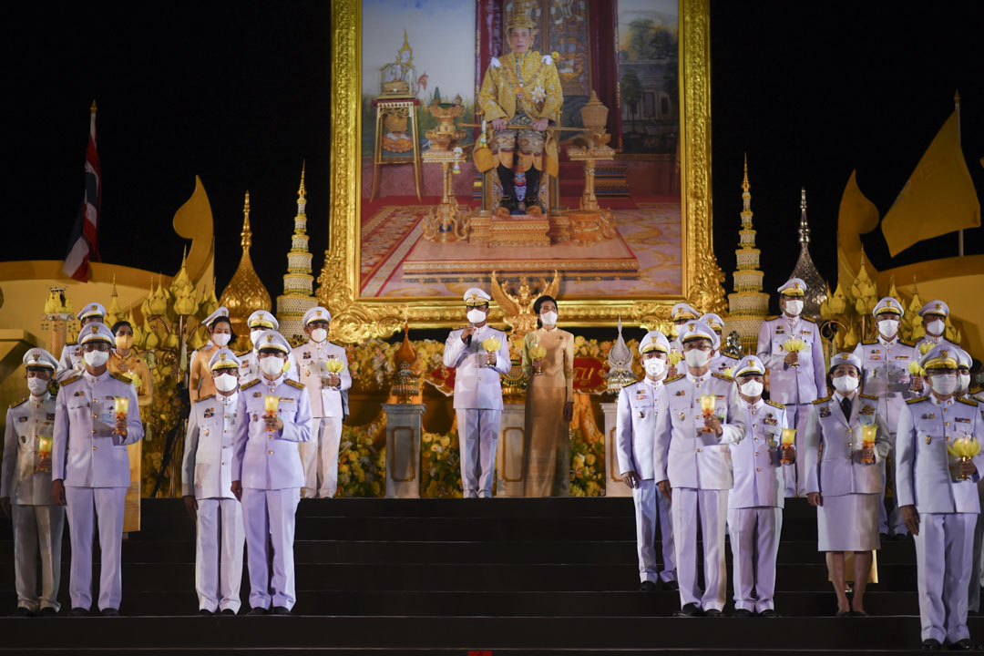 泰国总理巴育在新泰王哇集拉隆功（Maha Vajiralongkorn）诞辰68周年庆祝仪式上。