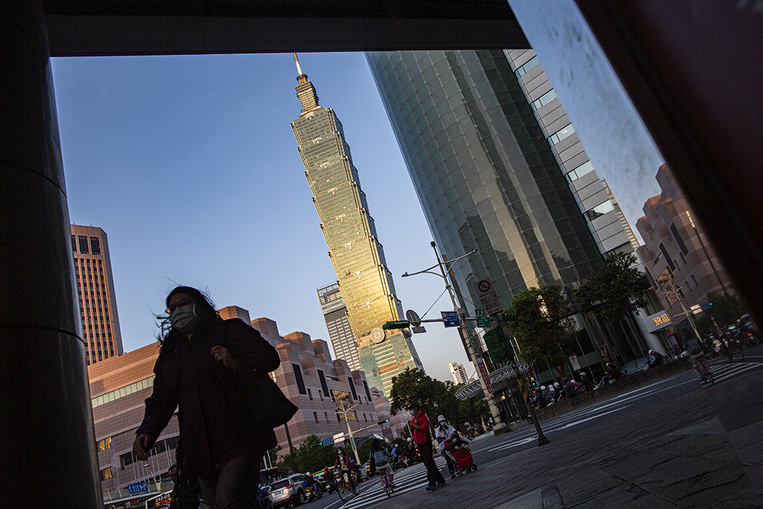 2020年4月19日，台北信义区。