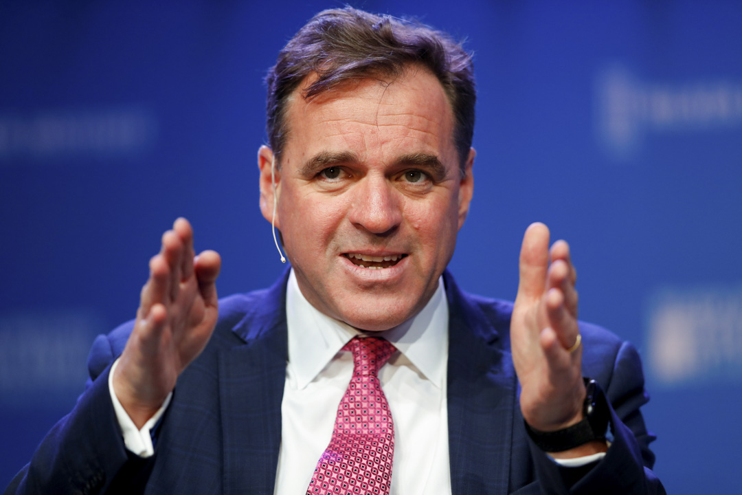 2019年5月1日，尼尔．弗格森（Niall Ferguson）在米尔肯研究所（Milken Institute）第22届全球年会会议上发表讲话。