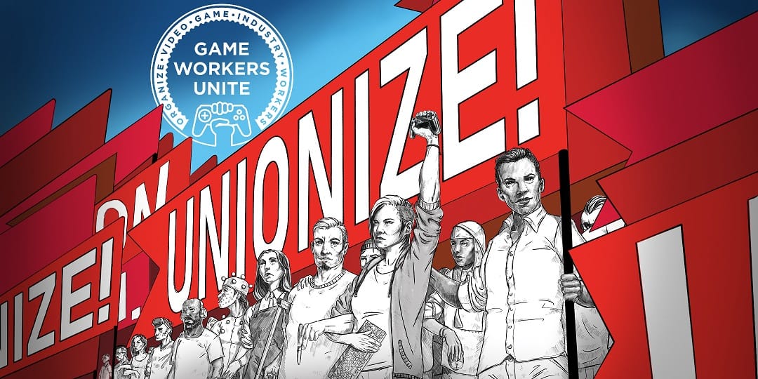 Game Workers Unite（GWU）Facebook 專頁首圖。