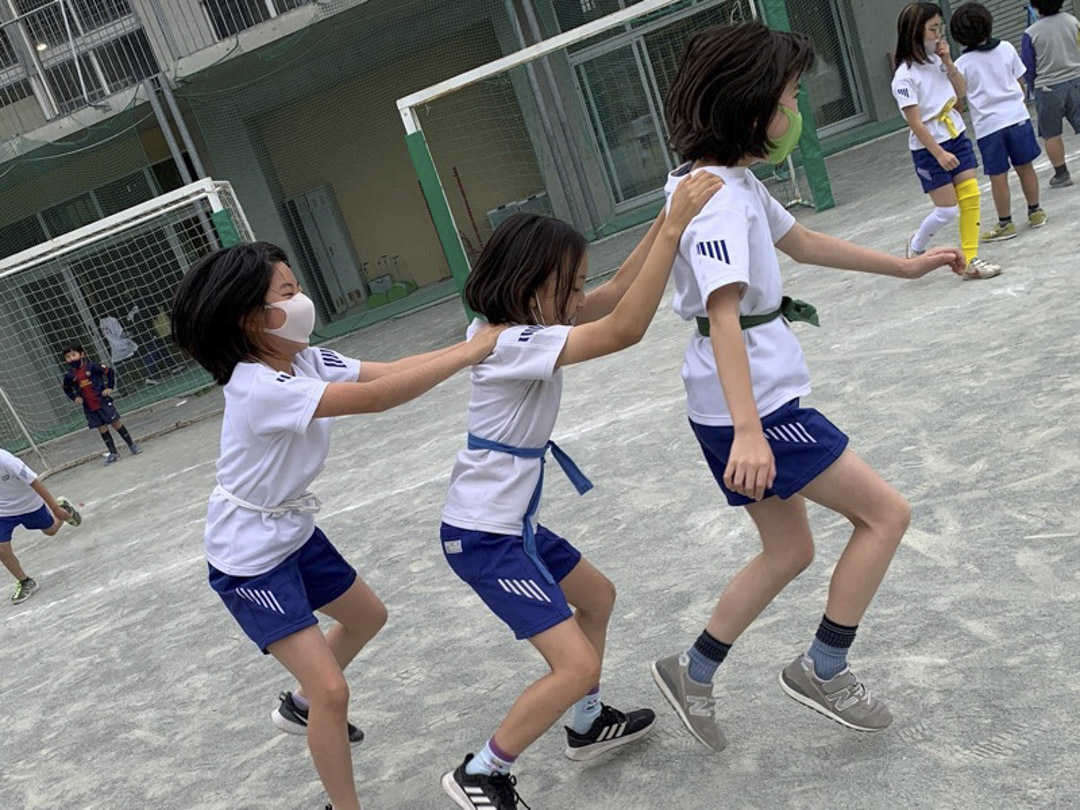 和光小学运动会的练习如荼地进行。