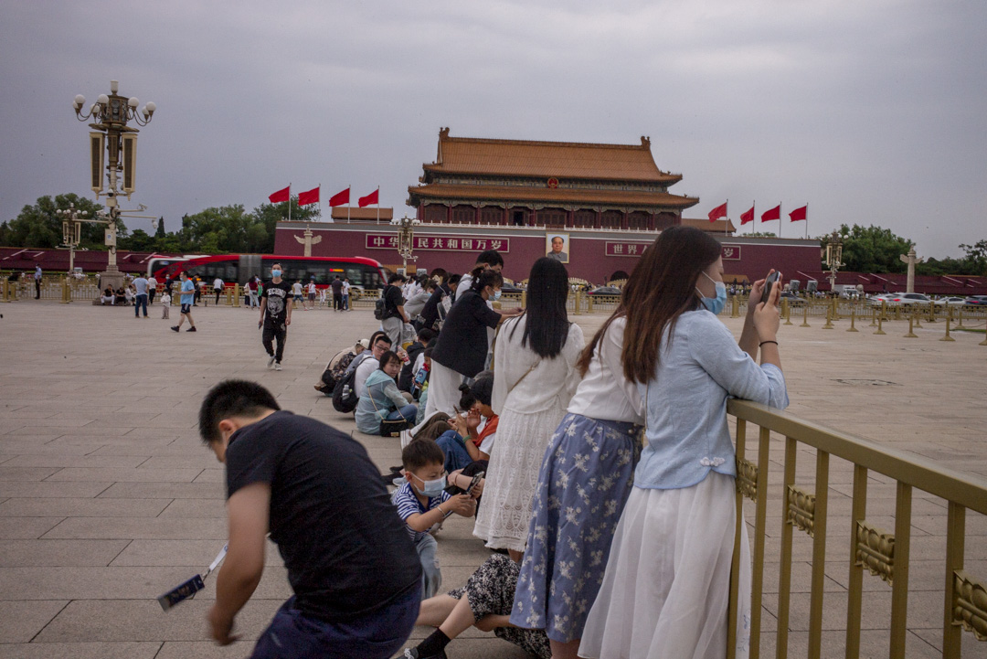 2021年6月，北京天安门。