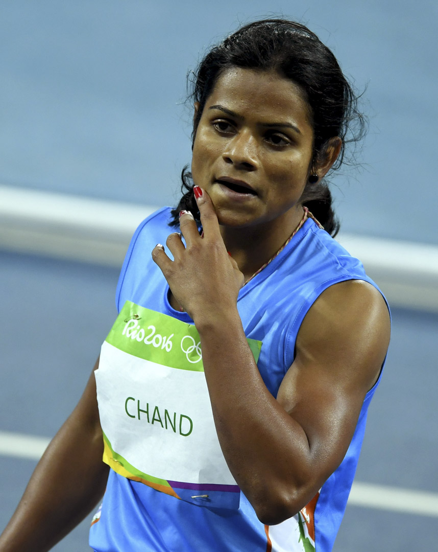 印度田徑女將昌德（Dutee Chand）。