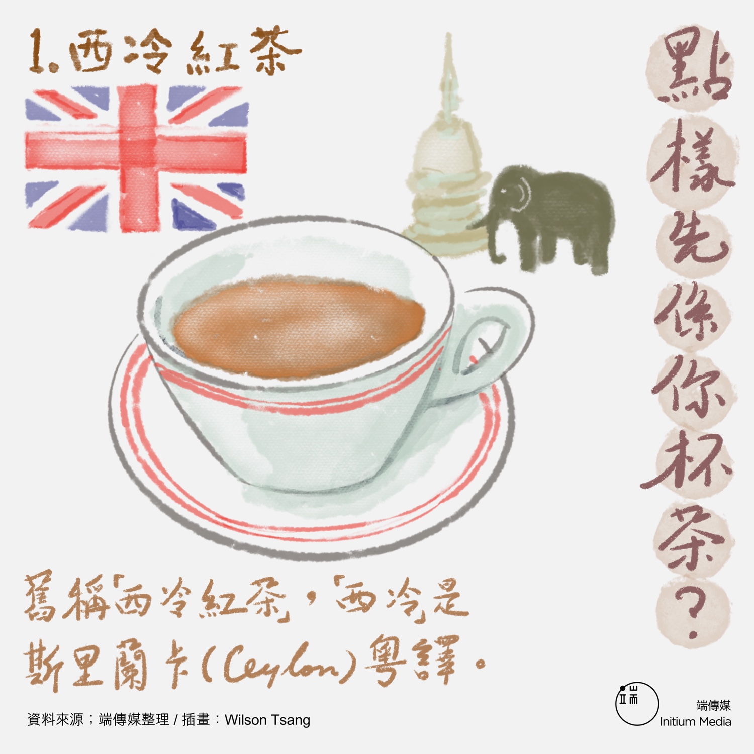 舊稱「西冷紅茶」，「西冷」是斯里蘭卡（Ceylon）粵譯。