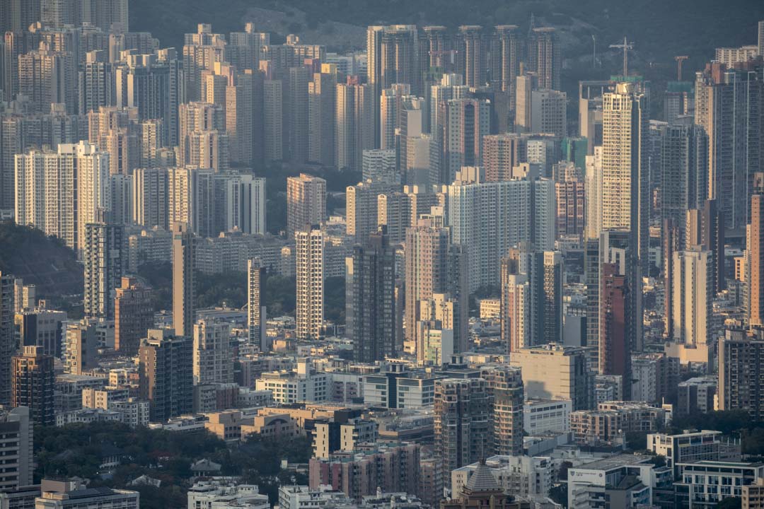 2022年5月19日，香港九龙的住宅。